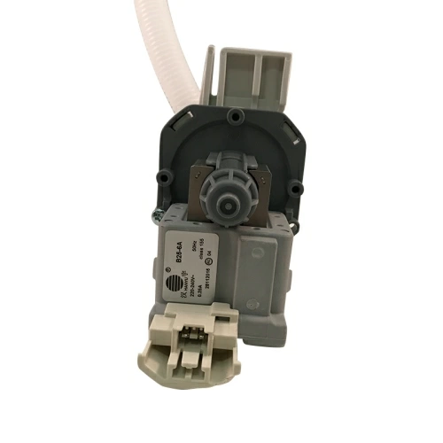 Насос для стиральной машины с улиткой в сборе HANYU 3 защелки, клеммы назад