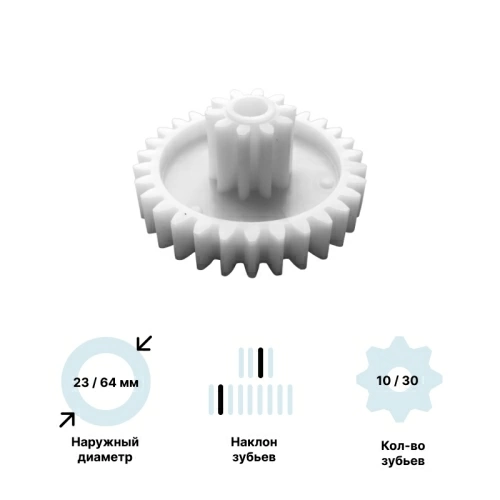 Шестерня средняя для мясорубки NATIONAL NTL-MG-017